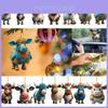 Cute Cartoon Cow Acrylic Car Hanging Decoration For Christmas Tree Birthday Gift