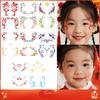 Kinder Hanfu Make-up Aufkleber im antiken Stil: Augen- und Stirn-Akzente