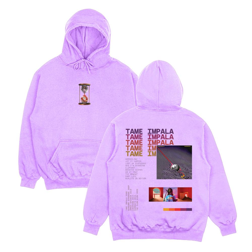 

Худи Tame Impala, поп-рок группа, графическая одежда Tame Impala Currents, мужская, женская, с длинным рукавом, уличная одежда, повседневный пуловер L