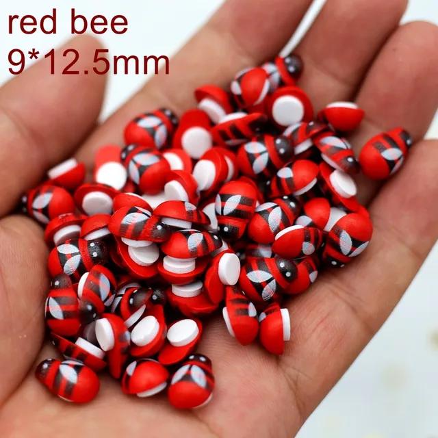 

Новая МИНИ деревянная пчела божья коровка красочная с клеем украшение для дома холодильник настенное украшение своими руками детский подарок вечеринка аксессуары 50/100 шт.