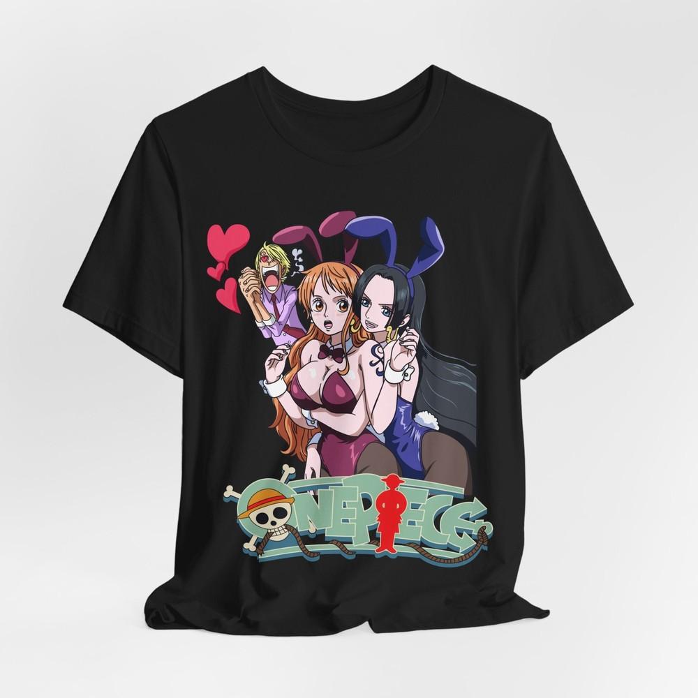 Anime-Inspired Unisex Jersey T-Shirt Tee Tops with Fun Characters, Cool Graphic T-Shirt Tee Tops,