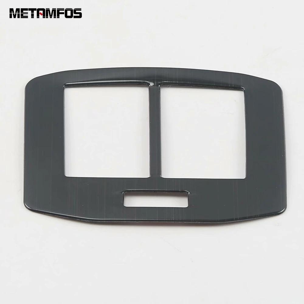 For Volkswagen VW T-ROC TROC 2018- 2024 2025 Steel Rear Seat Air Condition Vent Outlet Cover Trim Accessories Car Styling