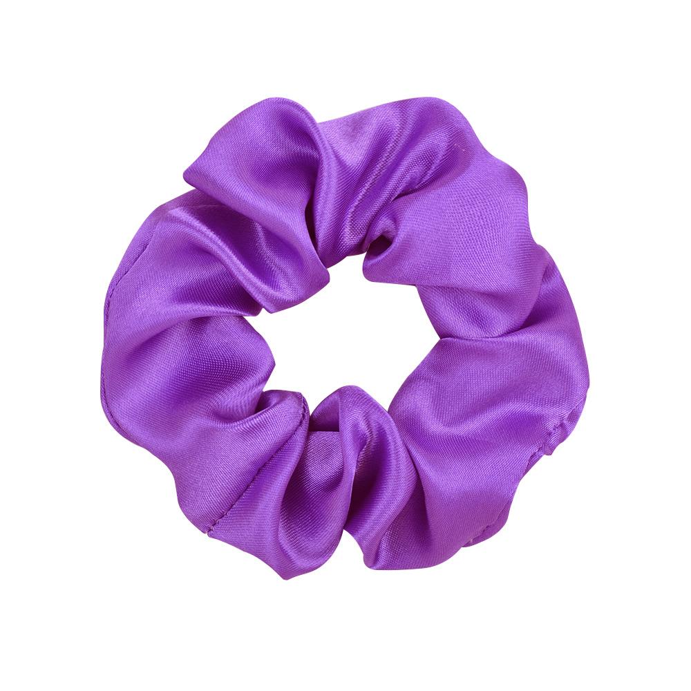 3.9 Inch Women Silk Scrunchie Elastic Handmade Multicolor  Hair Band Ponytail Holder Headband Hair Accessories