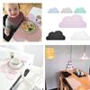 Cloud Shape Silicone Table Pad Placemat Food Grade Kid Plate Mat Waterproof Heat Insulation Mat Kitchen Gadget Easy Cleaning Mat