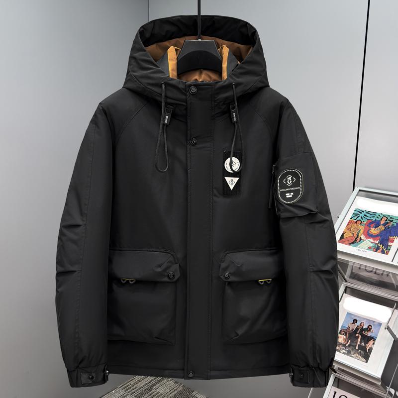 Μεγάλο Μέγεθος 4XL-10XL Μοντέρνα Ανδρικά Πάρκα Χειμερινό Παλτό με Κουκούλα Casual Φαρδιά Παχιά Ζεστά Εξωτερικά Ρούχα Oversize Ανδρικά Μπουφάν