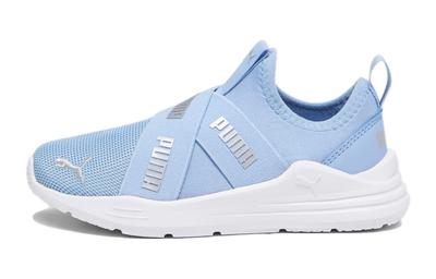 Wired Run Rebound Support Low Top Kids Lifestyle Shoes Light Blue Kids' 381994-12