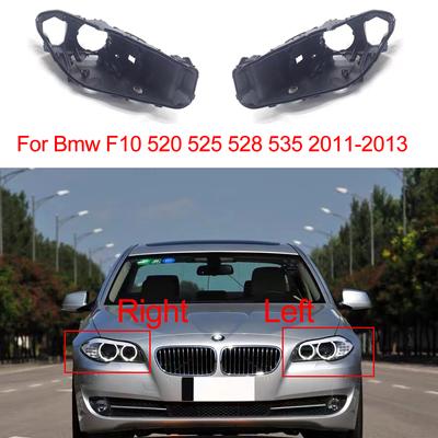 For Bmw F10 520 525 528 535 2011-2013 Headlight Housing Light Box Lamp Housing Plastic Headlight Shell Base Shell Accessories