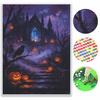 Halloween Diamond Painting Kit Castle Pumpkin Raven Handmade Diy Painting Home Decoration Painting