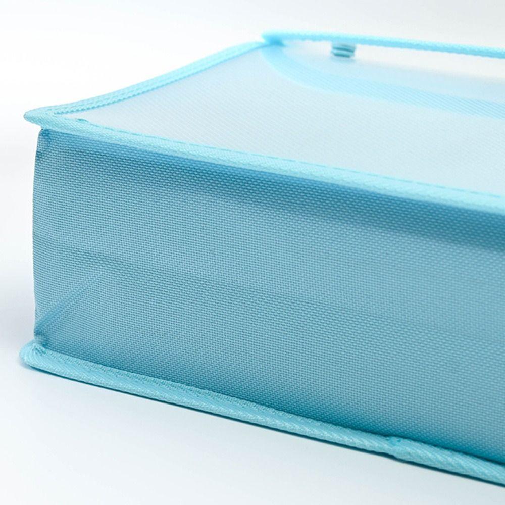 Visible Kids Document Bag Button Function Student Tote Bag Test Paper Storage Bag Travel