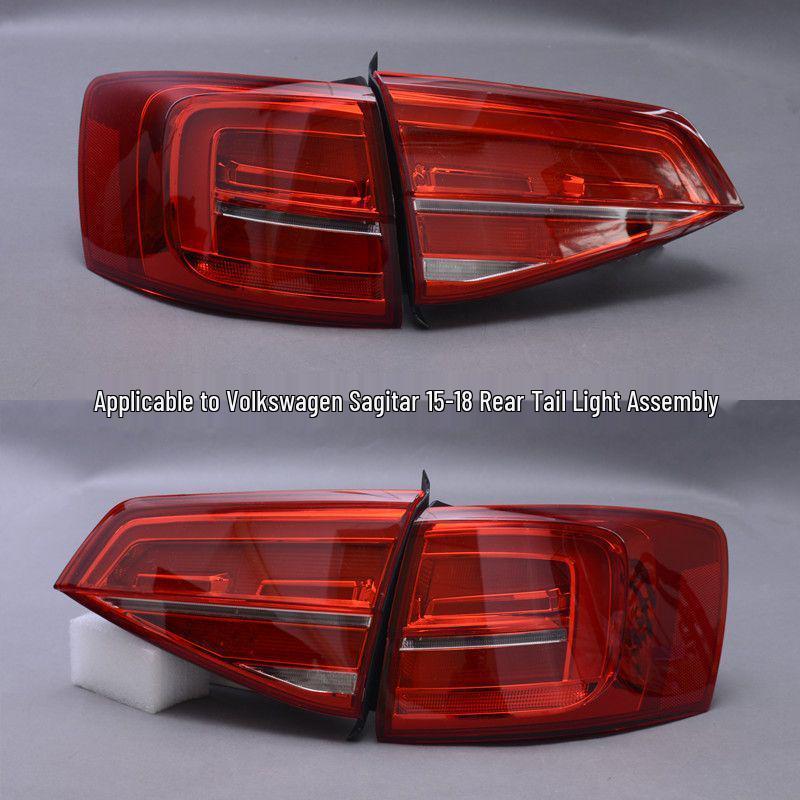 Volkswagen New Sagitar (15-18) Tail Light Assembly: Rear Turn Signal, Brake, and Reverse Lights.