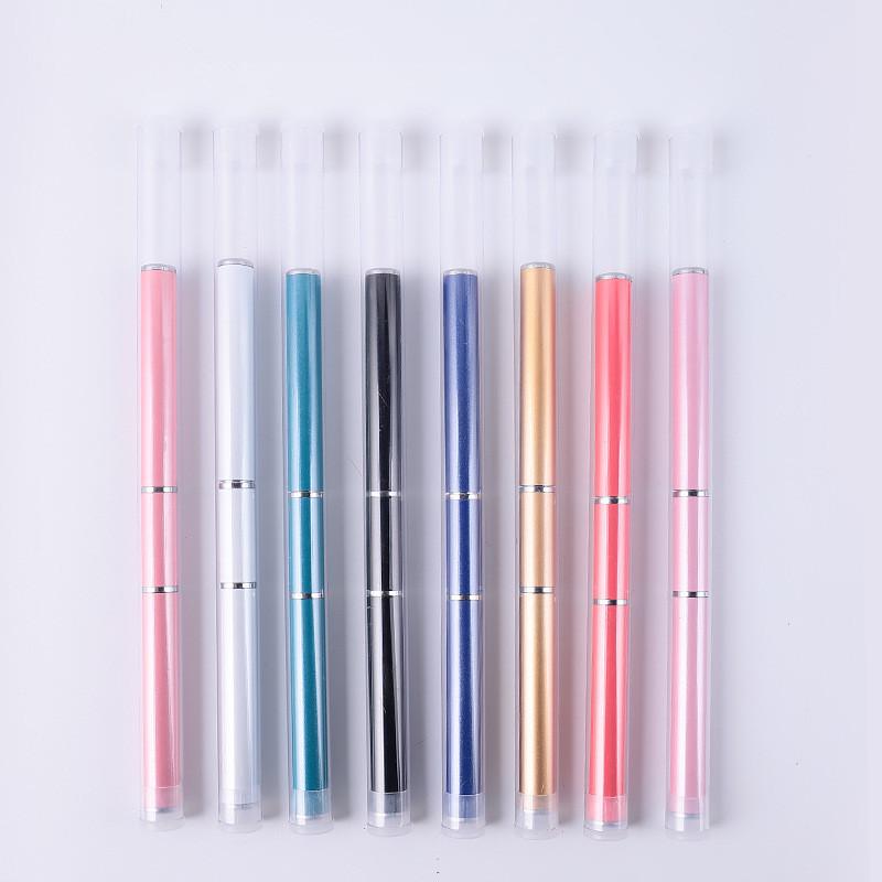 Nail Art Dual-purpose Painted Phototherapy Pen Extension Gel Pen Double-head Nail Pen Embossing Pen Steel Pushing Gel Pen