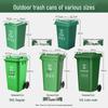Supercloud 240L Outdoor Heavy-Duty Plastic Recycling Bin