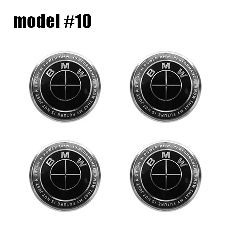 4Pc 56mm 60mm 65mm Car Styling Wheel Center Hub Caps Stickers Badge For BMW M E90 E91 E92 E93 E60 E61 F10 F07 Emblem Accessories