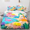 Underwater World King Queen Duvet Cover Cartoon Ocean Animal Bedding Set For Kids Fish Coral Sea Life Soft Polyester Quilt Cover