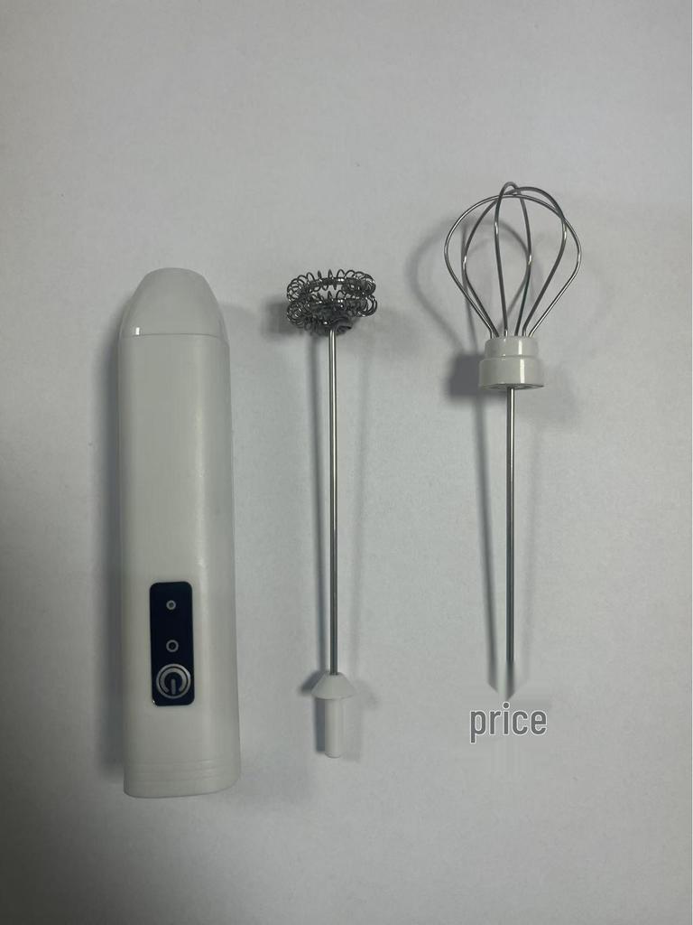 Dual-Head Electric Handheld Milk Frother & Egg Beater