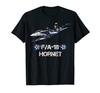 Vintage Flying F18 Hornet Navy Aviation Pilot Gift Tshirt Tees Unisex Cottno T Shirt Streetwear