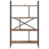 Vintage Wood Bookshelf 75 x 30 x 123.5 cm Engineered Wood