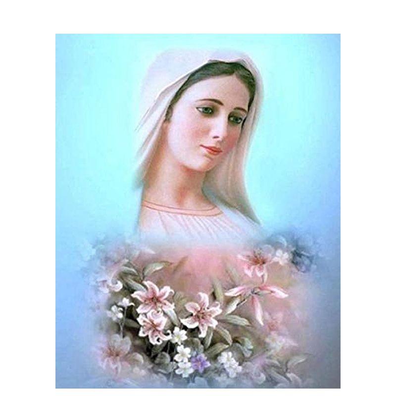 Diamond Embroidery Virgin Diy Diamond Painting Cross Stitch Diamond Mosaic Religion Figure Picture Of Rhinestone
