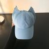 Sunscreen Cat Ears Baseball Cap Cute Sun Hat New Women Peaked Cap  Girl