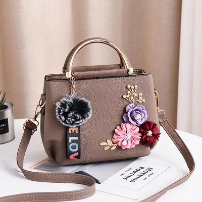 Fashion Flower New Women's Crossbody Bag Fashion Leather Shoulder Bag Tide