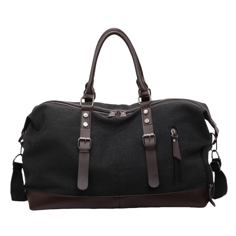 Travel canvas travel bag luggage bag men's oblique cross outdoor large-capacity high-end business travel storage bag
