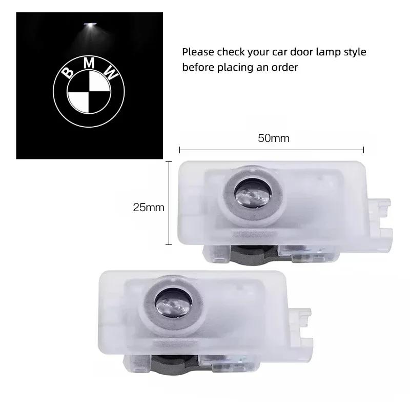 BMW GROUP 2/4Pcs Car LED HD Welcome Door Lights For BMW 1 Series F40 / 3 Series G20 G21 / 8 Series G29 Z4 /  M4 M G02 M8 X7 G07