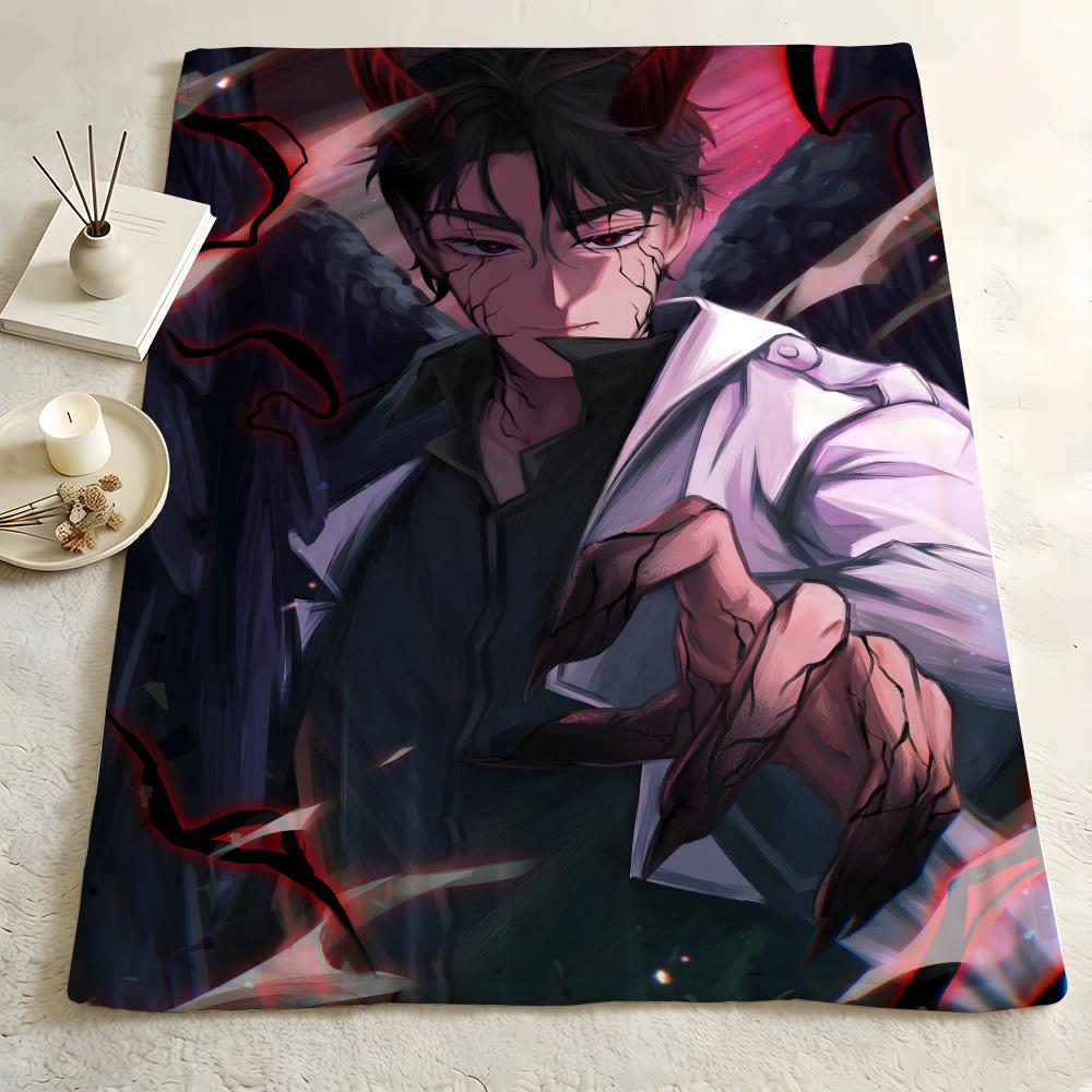Novel O-Omniscient R-Reader Throw Flannel Blanket Skin Soft Suitable for Sofa Living Room Bed Travel and Gifts