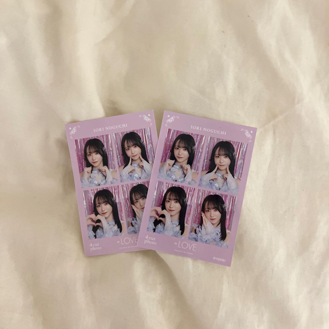 

[USED] Iori Noguchi 4-cut photo Equal Love