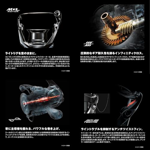 Shimano 25 Complex XR C2500 F4 XG Spinning Reel