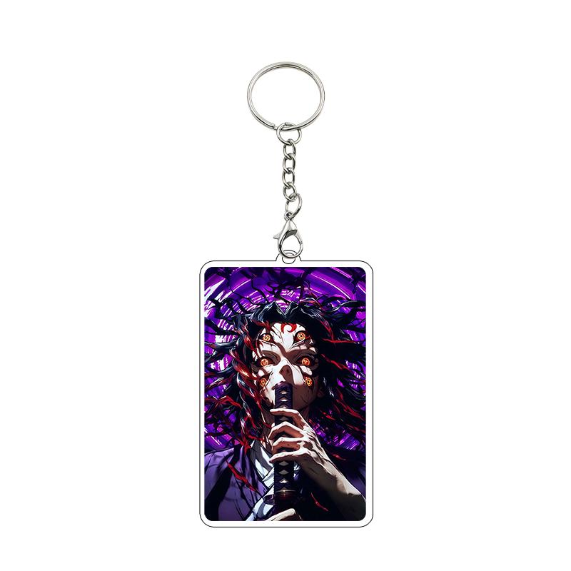 Anime Nezuko Agatsuma Zenitsu Kanroji Mitsuri Cartoon Cool Acrylic Keychain Accessories Figure Pendant Charm Decor Gifts Toys