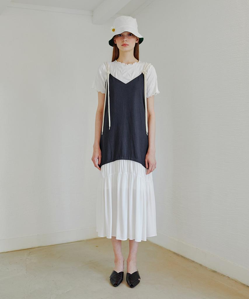 Etmont Rope Strap Dress Navy
