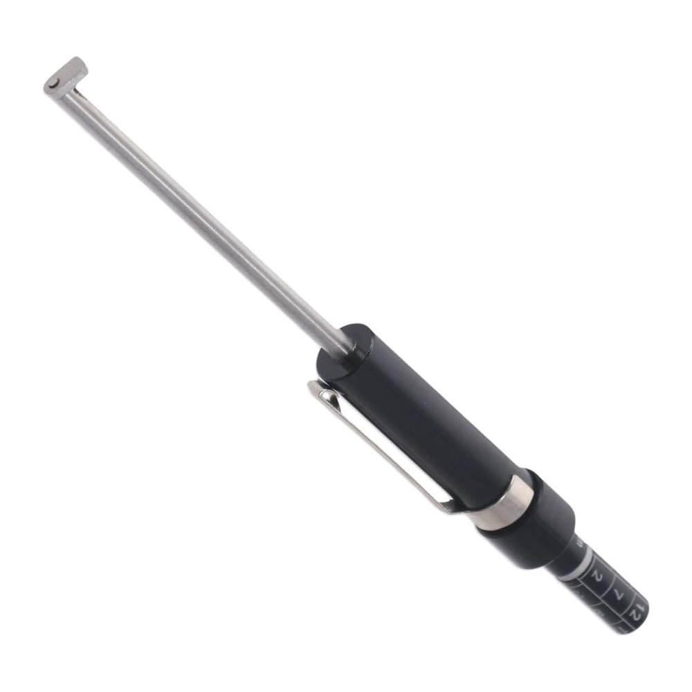 Car Brake Pad Measuring Tool, Stainless Steel Black Measuring Tool Thickness Gauge with Scale for Car, Car, Car, Truck