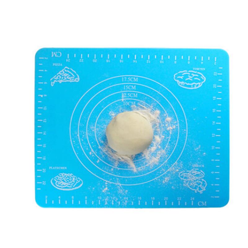Silicone Rolling Cut Mat Fondant Clay Pastry Icing Dough Cake Tool Sugarcraft