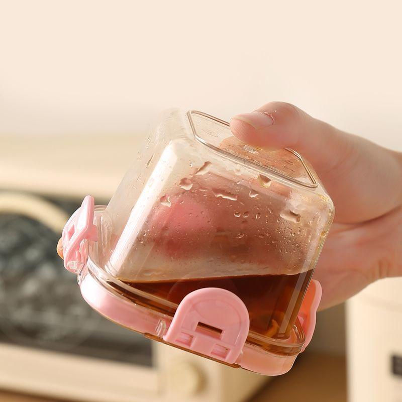 1Pieces Refrigerator Mini Storage Box Sauce Pickle Take-out Fresh-keeping Box Transparent Fruit Packaging Box Outdoor Tableware