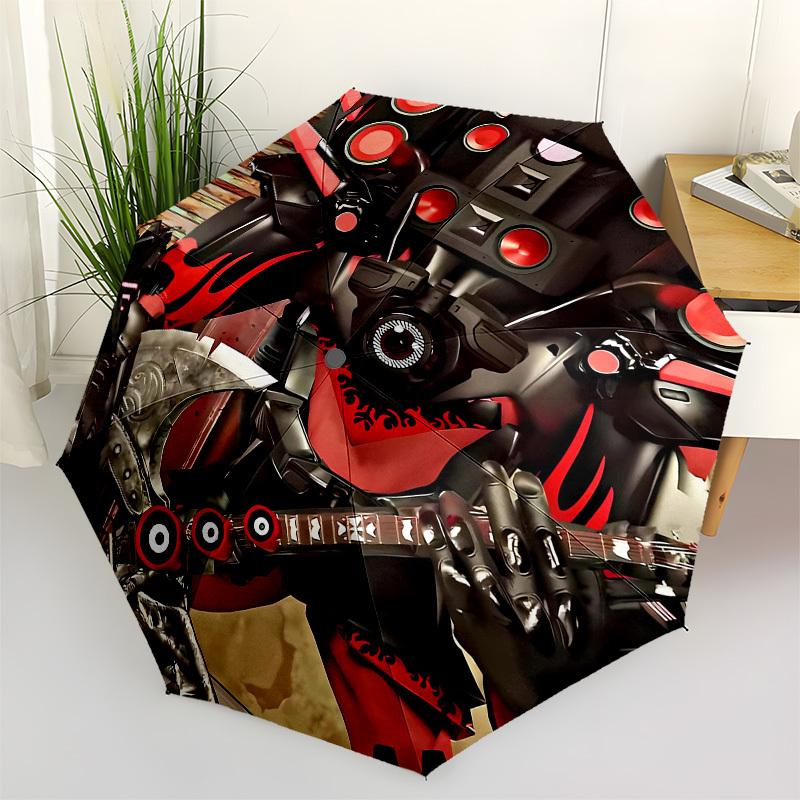 

Robot Guitarist- Automatic Opening and Closing, 8-rib Structure Portable Umbrella, Suitable for Men and Women in All Seasons - Perfect Gift