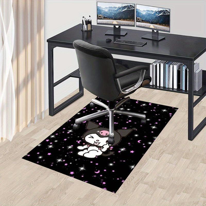 

1pc Sanrio Kuromi Mermaid Printed Office Carpet Rectangle Rug Under The Table,Perfect Room Decor for Living Room, Bedroom, Kitchen, Non-slip Floor Mat 60cm by 90cm