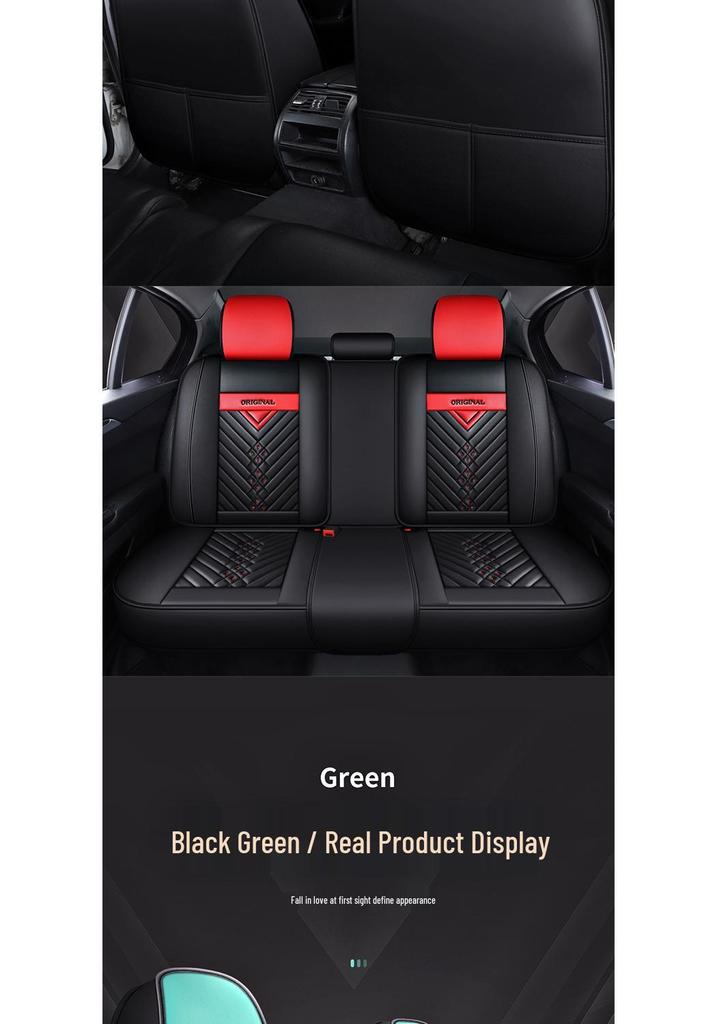 Universal Leather Car Seat Covers & Cushions for All Seasons - Compatible with Skoda Rapid