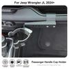 Auto Metall Co-pilot Griff Wasser Tasse Halterung Unterstützung Stehen Für Jeep Wrangler JL Für JT Gladiator 2024 Up auto Innen Zubehör