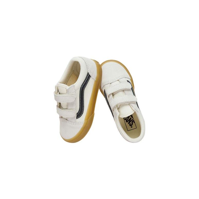 Vans Old Skool Versatile Rebound Low-Top Walking Shoes Baby Sneaker Off-White VN000D3YKIG