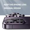 Camera Lens Protector Metal Lens Ring Case Glass For IPhone 15 Plus 15Pro Max 15 Pro 14 13 12 11 Lens Glass Cover