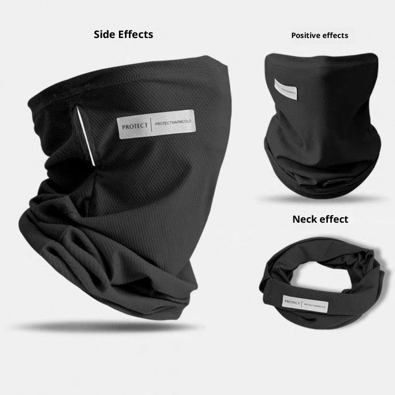 UV Protective Ice Silk Face Mask with Breathable Properties for Cycling B1