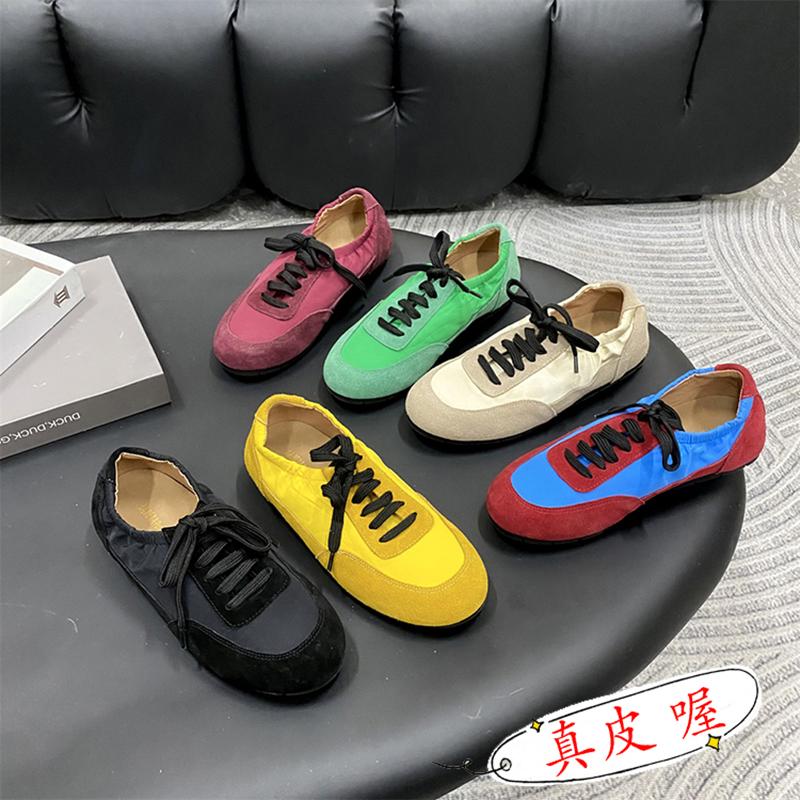 Mixed Color All Match Women Sneakers Flat Heel Walking Shoes Casual Trainers Female Runway Daily Sport Shoes For Girls
