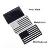 2pcs 3D Metal American Flag Car Stickers