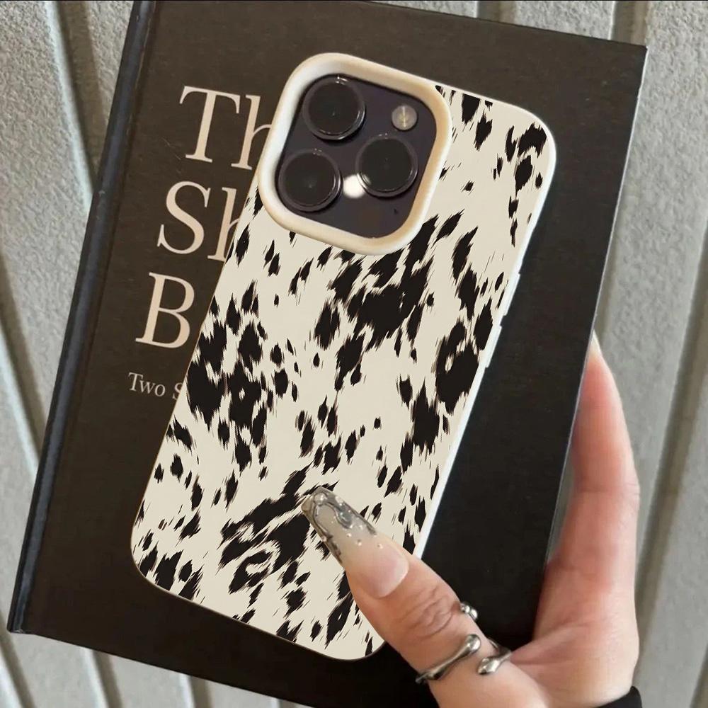 HOT Luxury cow leopard print Lichee leather pattern Phone Case For Samsung S26 S25 S24 S23 S22 S21 S20 S10 Plus FE Ultra 4G 5G