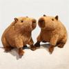 Realistic Capybara Plush Stuffed Animal Toy for Boys Girls Kid Companion Doll Desk Decoration Cute Soft Kawaii Gift Present Idea