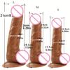 Realistic Penis Sleeve Extender Reusable Dildos Condom Delay Ejaculation Dick Enlargement Dildo Sex Toys for Men Adult Products