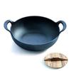 ZISIZ Cast Iron Flat-Bottom Stew & Soup Pot