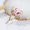 Versatile Hibiscus Flower Pearl Jumper Pin Cardigan Brooch Accessories Fashionable Empty Bracket Accessory Corsage Women Long-Lasting Color Brooch
