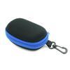 Portable Folding Glasses Case Eva Zippered Sunglasses Box Eyewear Case Crushproof Waterproof Foldable Storage Pouch With Hook