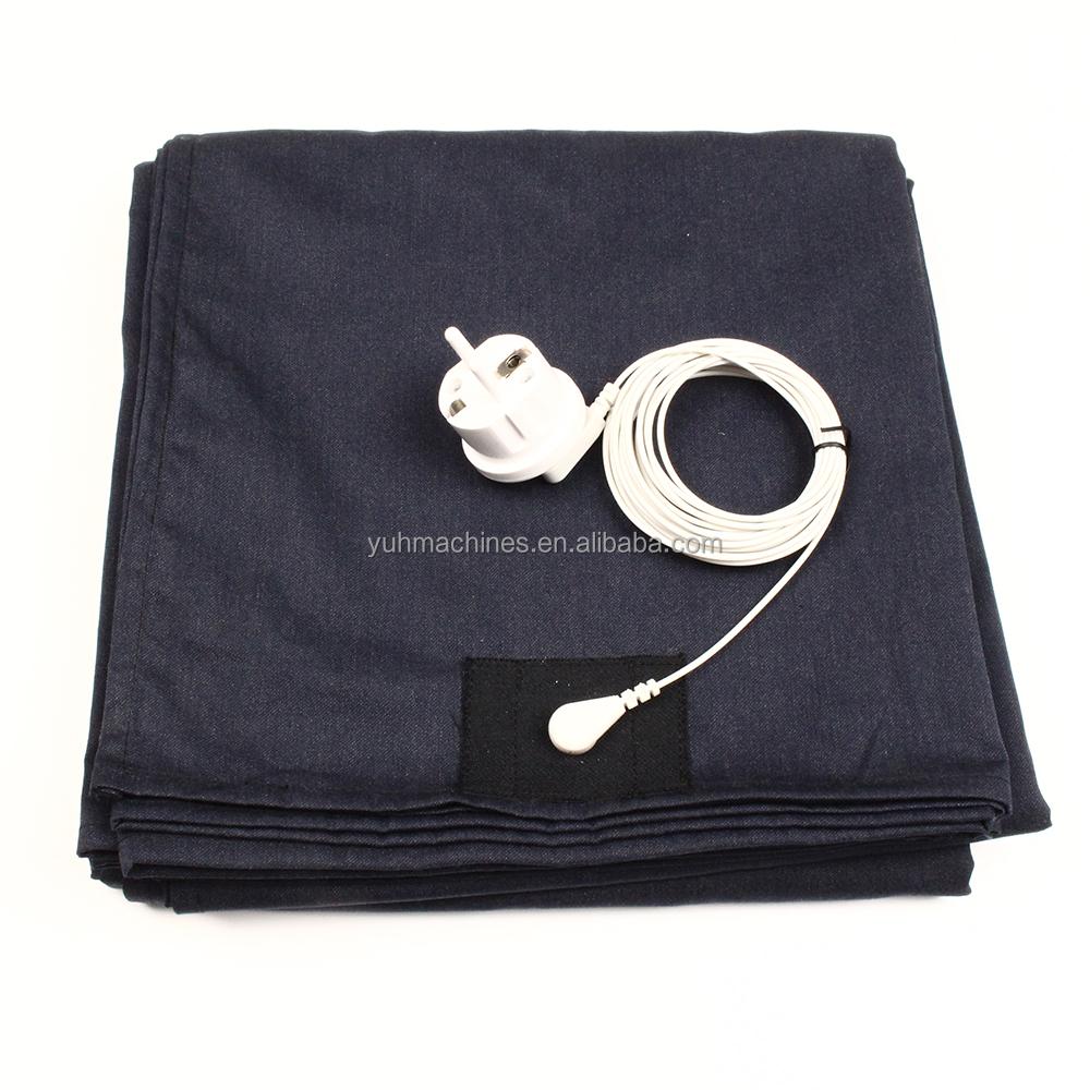EMF SHIELDING EMF Protection Stainless Steel Grounding Bed Sheet 145x190cm темно-синий